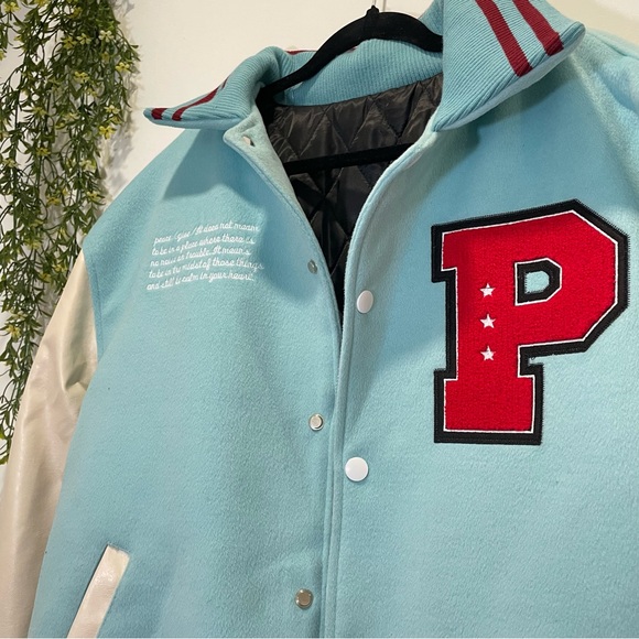 PMO Varsity Jacket Mint Outerwear - Picture 4 of 5